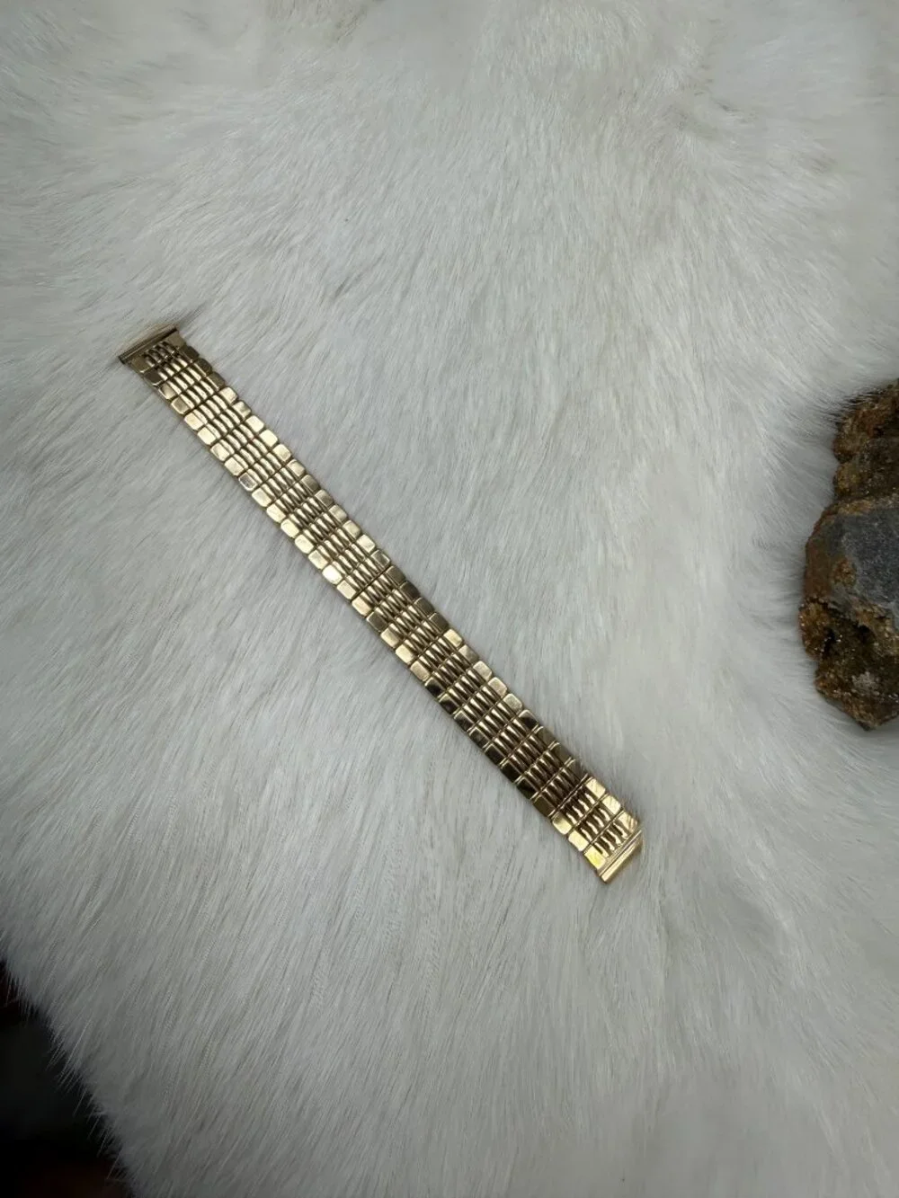 Vintage Admiral USA RGP Rolled Gold Plate Expandable Watch Band 5